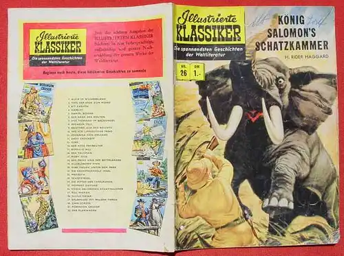 Comic. Illustrierte Klassiker. Nr. 26, 1.A. (1038044)