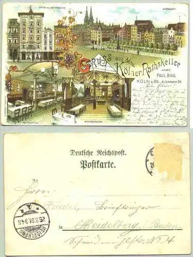 Koeln Gasth. 1901 (intern : 0081388)