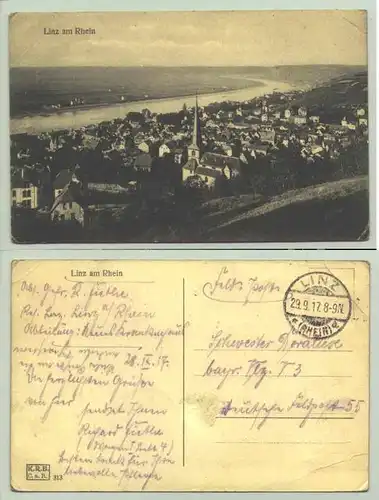 Linz / Rhein 1917 (intern : 1018013)