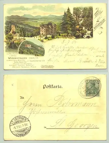 Wiedenfelsen 1900 (intern : 1007939)