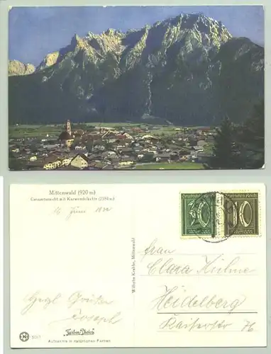 Mittenwald 1922 (intern : 1024341)