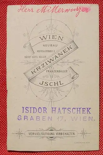 (1047824) Mitterwurzer 1844-1897, Burgtheater, Wien, altes Orig.-Foto auf Karton, Format ca. 6,5 x 10,5 cm, siehe bitte Bilder