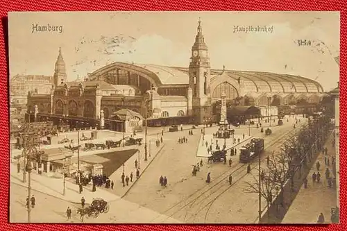 20095 AK Hamburg Bahnhof 1911 (1031873)