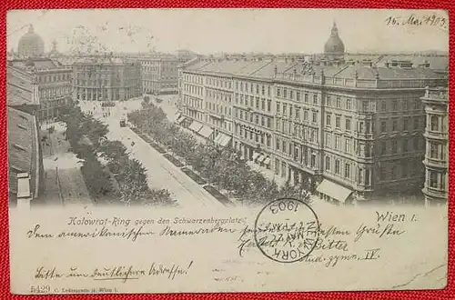 AK WIEN nach USA 1903 (1032581)