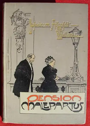 (0100909) Adlersfeld-Ballestrem "Pension Malepartus". Verlag Reclam, Leipzig um 1900