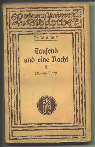 1001 Nacht. Recl. 3616 ... um 1920 ? (2001579)