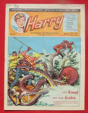 Harry - Nr. 13 Originalheft ! Lehning, GbUe. 1959