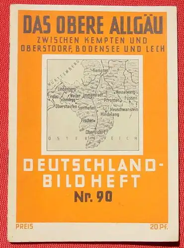 Das obere Allgaeu. Deutschland-Bildheft Nr. 90. Berlin 1933 (0082330)