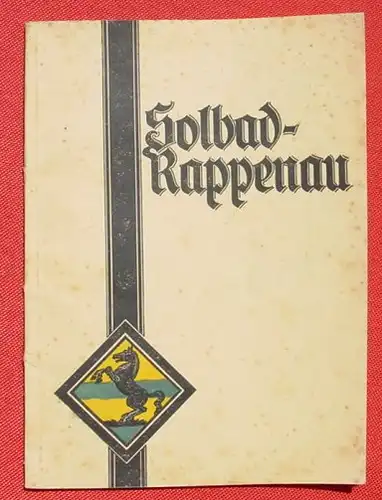 Solbad Rappenau. Ein Fuehrer fuer Badegaeste. 1927 (0082349)