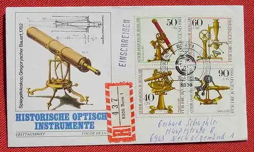 (1047530) Brief Einschreiben 1981 mit Sonderstempel. Siehe bitte Bild