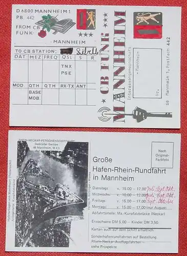 (1046662) Mannheim, 2 Heimatbelege, siehe bitte Bilder und Beschreibung !