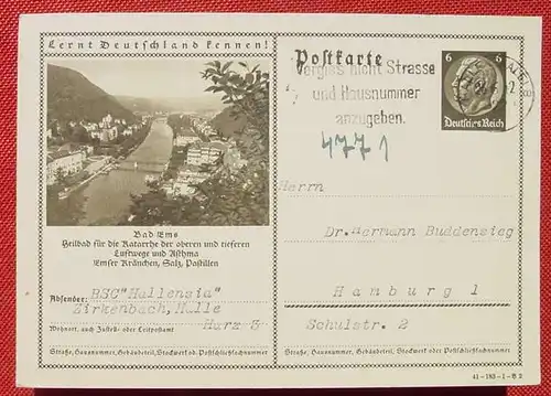 (1046705) Postkarte Bad Ems, 1942, siehe bitte Bilder