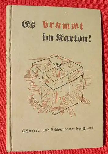 (0350482) Front-Humor. Stauder : Es brummt im Karton ! um 1942 ?