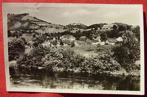 (1039206) Kahla Saale Leuchtenburg. Posthilfestempel Zoellnitz ueber Jena. 1959