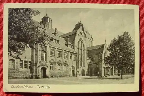 (1039209) Landau, Pfalz. Festhalle. Um 1952 ?