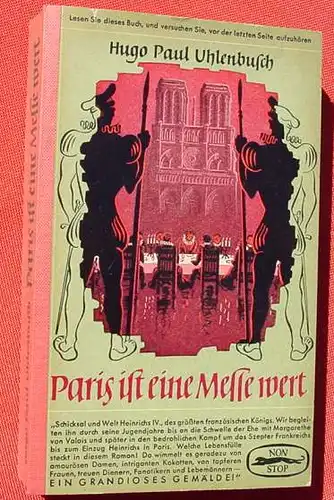 (1009598) Uhlenbusch "Paris ist eine Messe wert". Heinrich IV., 484 S., NON STOP-BUECHEREI