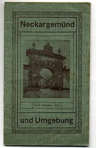 Baden Neckar Neckargmünd Geschichte Werbung Reklame alter Reiseführer 1904