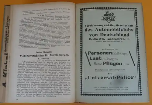 Deutschland Eisenbahn Schiffahrt Post Auto Luftfahrt Jahrbuch Verkehrswesen 1921