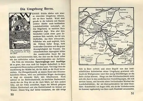 Schweiz Bern Stadt Geschichte Architektur alter Reiseführer Jugendstil 1913