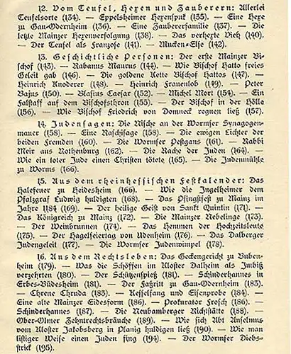 Rhein Hessen Mainz Bingen Worms Heimat Sagen Hessische Volksbücher 1921