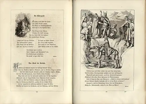 Literatur Deutsche Lyrik für Mädchen Frauen Lieder Romanzen Prachtband 1866