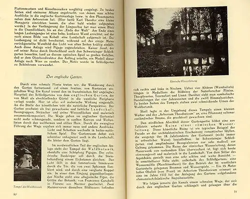 Baden Schloß und Park Stadt Schwetzingen Barock Architektur Baukunst Führer 1936