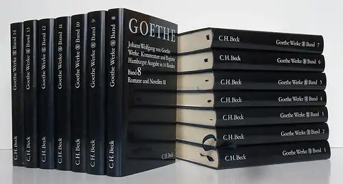 Literatur Klassiker Goethe Werke Hamburger kommentierte Ausgabe 14 Bände 1981