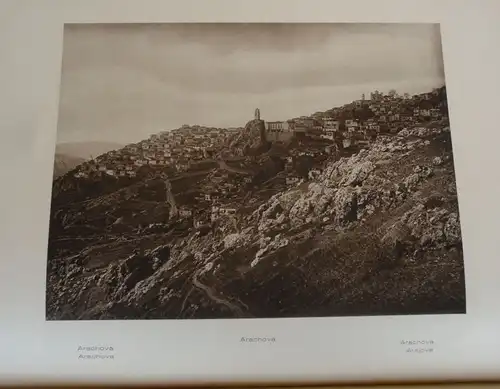 Griechenland Landschaft Städte Tempel Architektur Volksleben Foto Bildband 1923