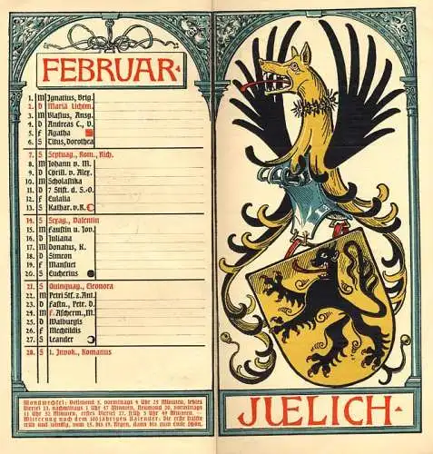 München Wappen Kalender Deutscher Adel Herzogtum Sachsen Meiningen 1909