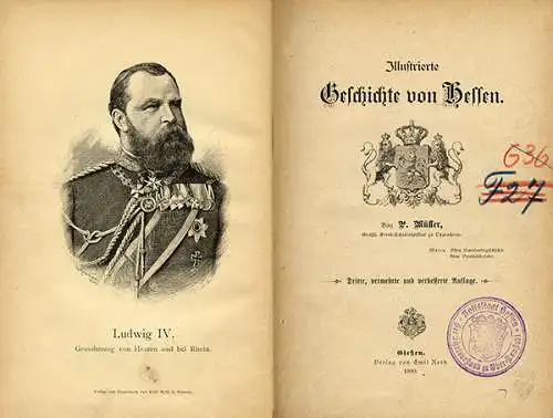 Großherzogtum Hessen Geschichte Landgrafen Heimatkunde 1890