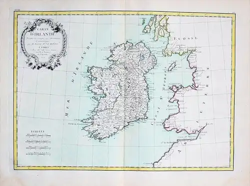 Carte d'Irlande... - Irland Ireland map Karte