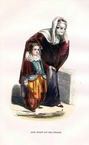 Eine Türkin auf der Strasse - Turkish woman / Turkey Türkei / Trachten  costumes