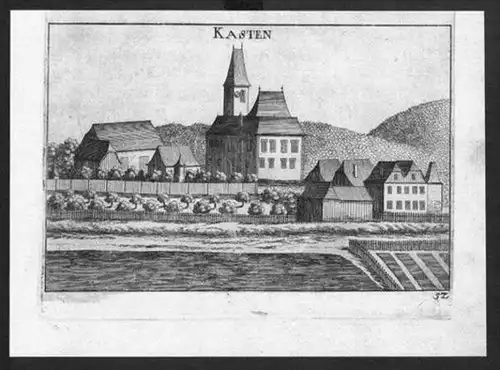 Kasten bei Böheimkirchen Kupferstich Vischer engraving