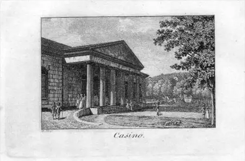 Zürich Casino Schweiz Kupferstich gravure engraving