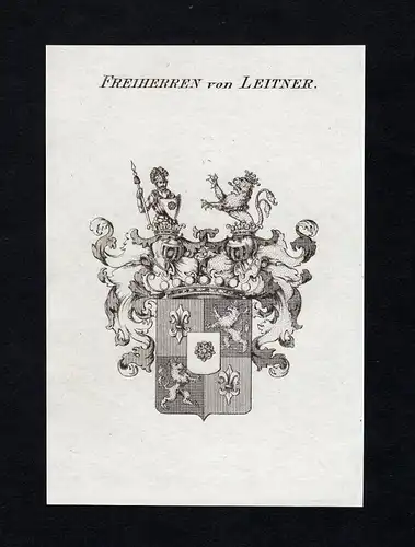 Freiherren von Leitner - Leitner Wappen Adel coat of arms heraldry Heraldik