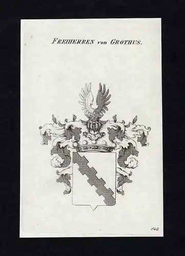 Freiherren von Grothus - Grothus Wappen Adel coat of arms heraldry Heraldik