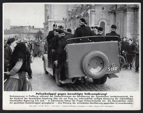 Polizeiknüppel gegen berechtigte Volksempörung! - Pressefoto Aktueller Bilderdienst Serie 1348b - Bild 6