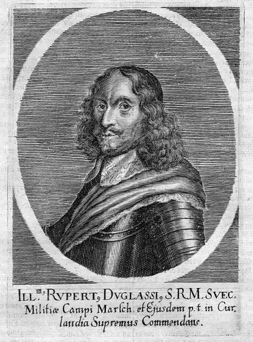 Rupert Duglassi - Robert Douglas Count of Skenninge Portrait Kupferstich