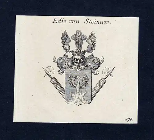 Edle von Stoixner - Stoixner Gerburg Stöckl Wappen Adel coat of arms heraldry Heraldik