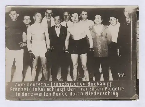 Zum deutsch-französischen Boxkampf - Boxen Boxsport boxing Deutschland Frankreich Prenzel Plugette