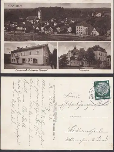 Kirchseeon. - Kirchseeon LK Ebersberg Postkarte Ansichtskarte AK