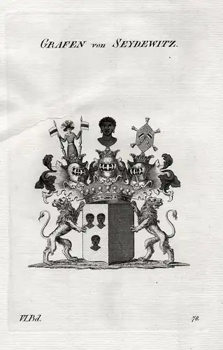 Grafen von Seydewitz - Wappen coat of arms Heraldik heraldry