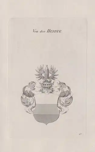 Von der Heydte - Wappen coat of arms Heraldik heraldry