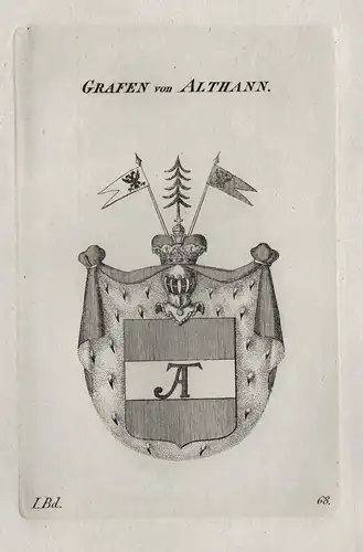 Grafen von Althann - Wappen Adel coat of arms Heraldik heraldry