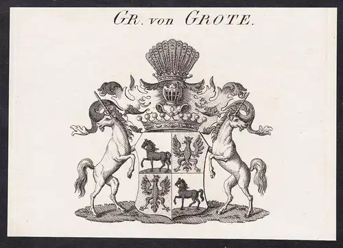 Gr. von Grote - Wappen coat of arms