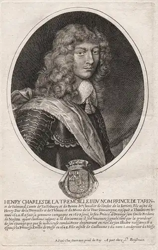 Henry Charles de la Tremoille II... - Henri II de la Tremoille (1620-1672) Talmont Tarente Laval Montfert Tail