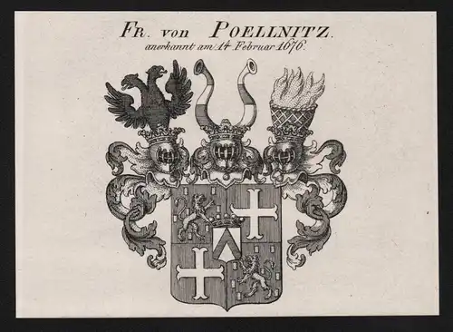 Fr. von Poellnitz - Wappen coat of arms