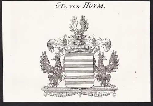 Gr. von Hoym -  Wappen coat of arms