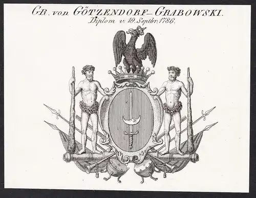 Gr. von Götzendorf-Grabowski -  Wappen coat of arms