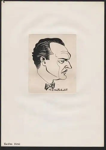 Gustav Diessl - Gustav Diessl (1899-1948) Film cinema Schauspieler actor Portrait